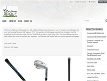 Tablet Screenshot of piedmontgolfsupply.com